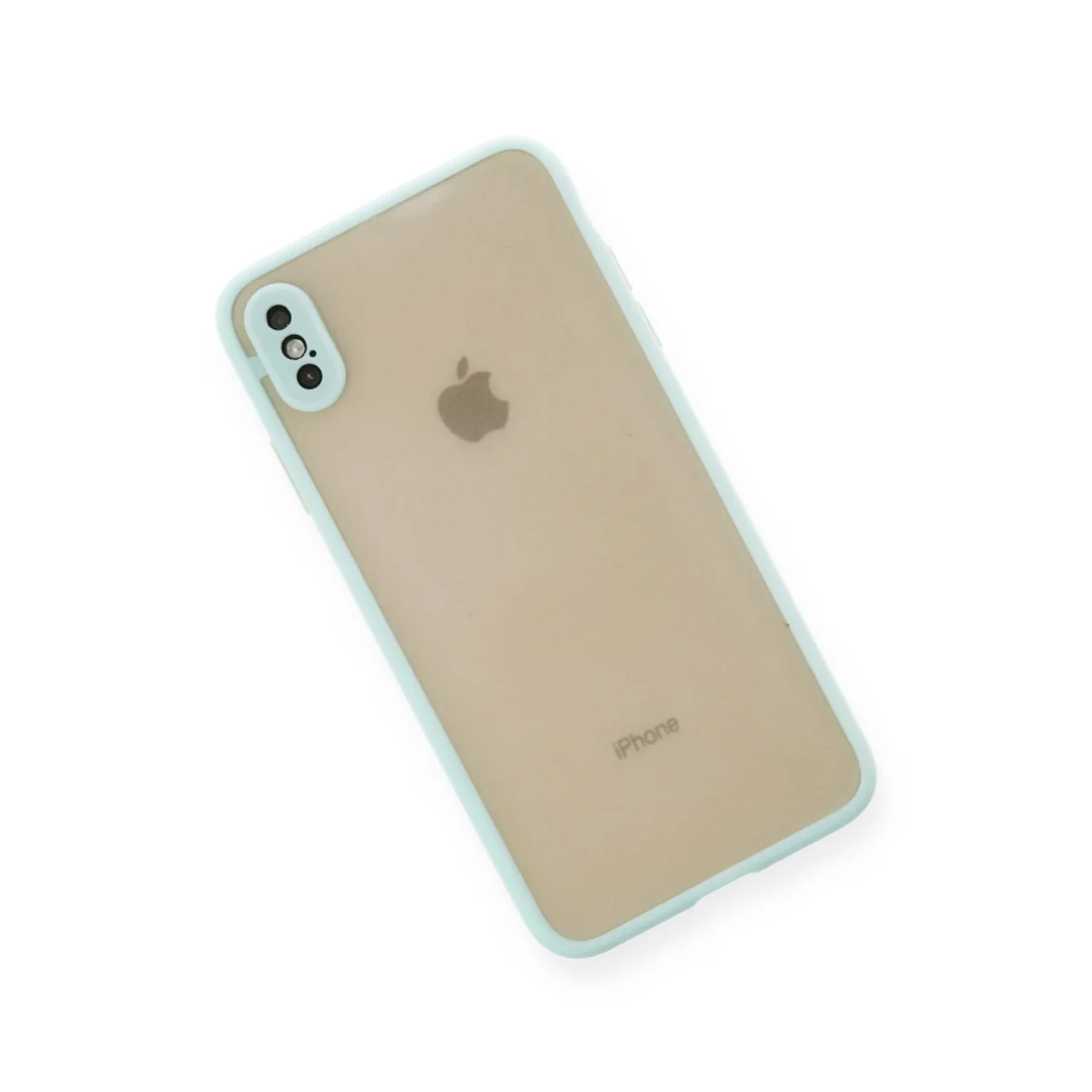 iPhone X Kılıf Montreal Silikon Kapak - Turkuaz