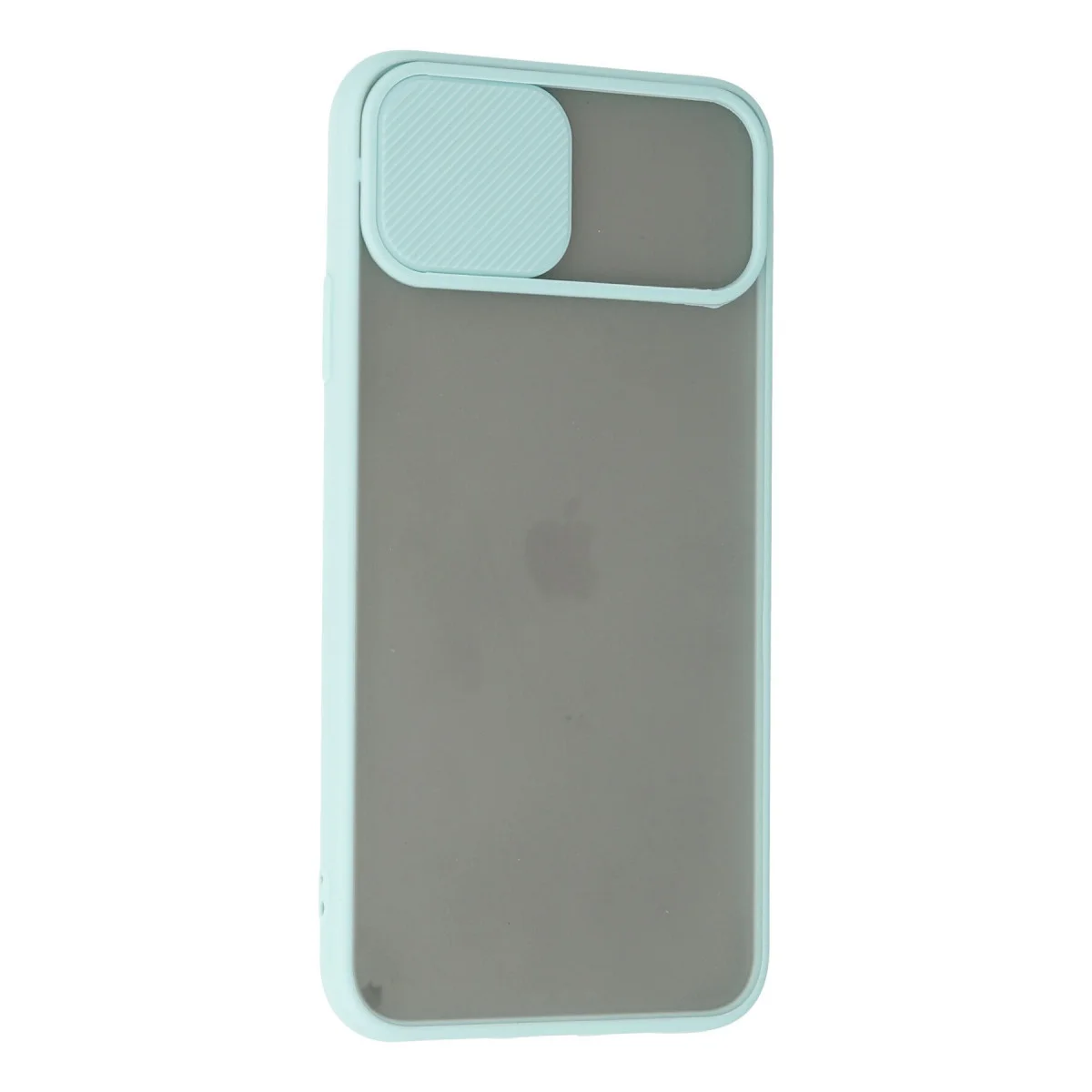 iPhone 11 Pro Max Kılıf Palm Buzlu Kamera Sürgülü Silikon - Turkuaz