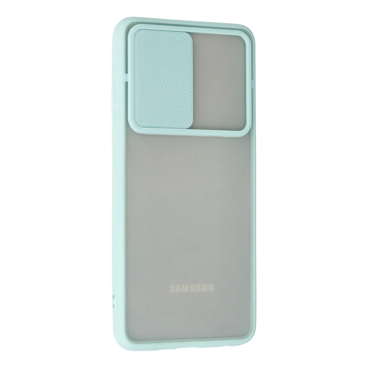Galaxy A32 Kılıf Palm Buzlu Kamera Sürgülü Silikon - Turkuaz