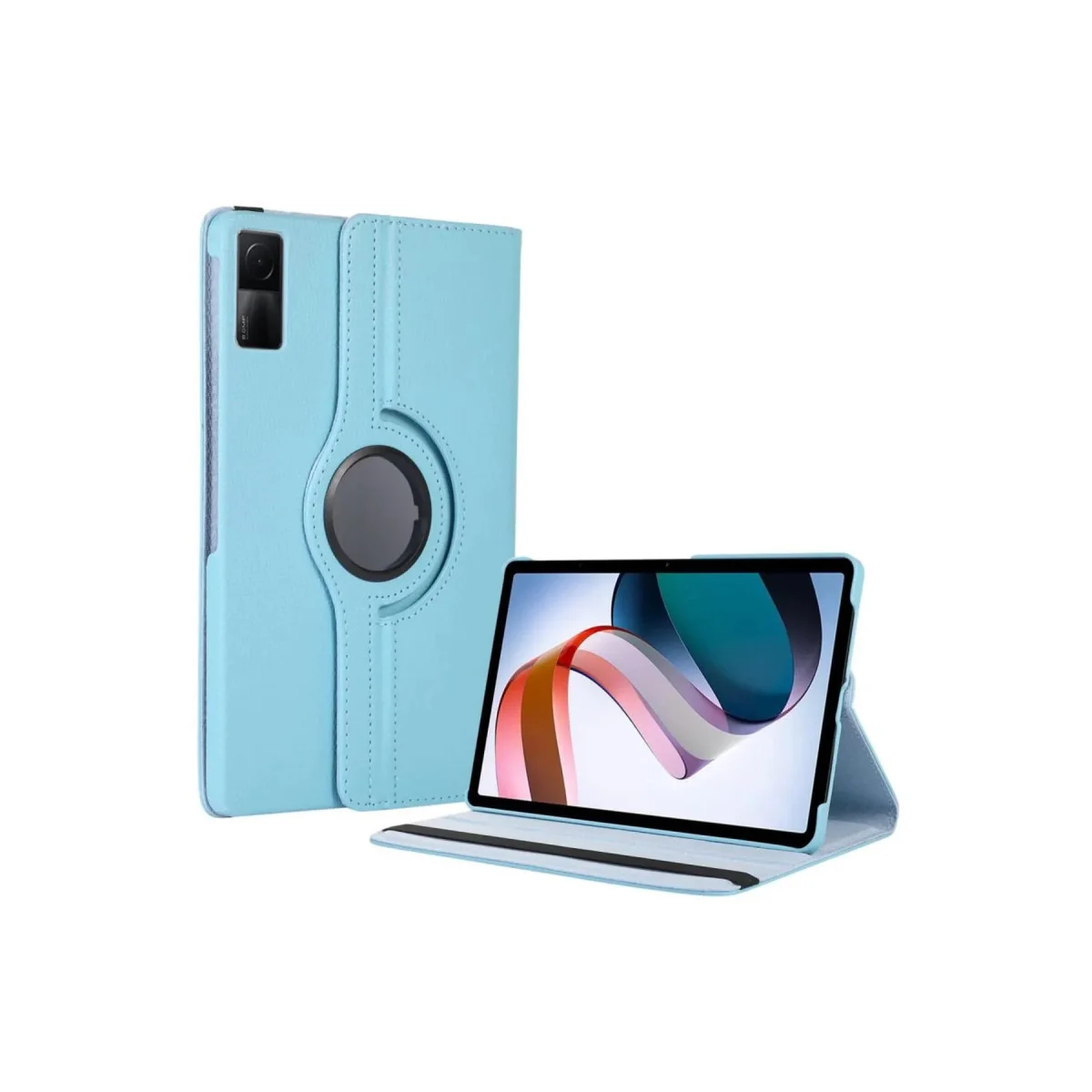 Redmi Pad SE 4G Kılıf 360 Tablet Deri Kılıf - Turkuaz