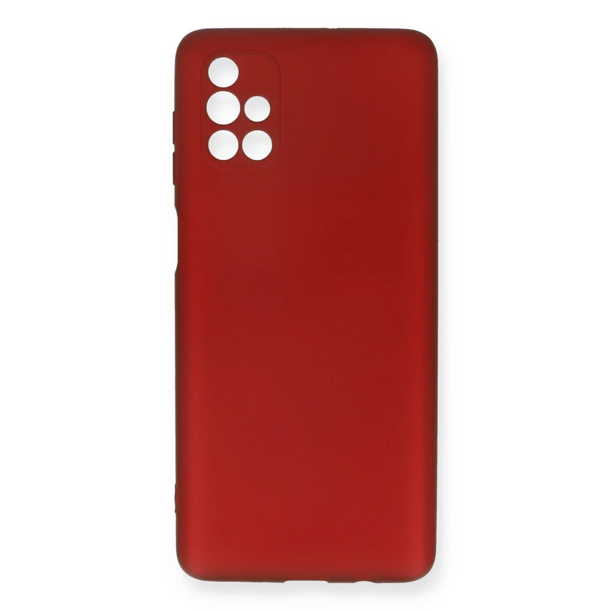 Galaxy M51 Kılıf First Silikon - Bordo