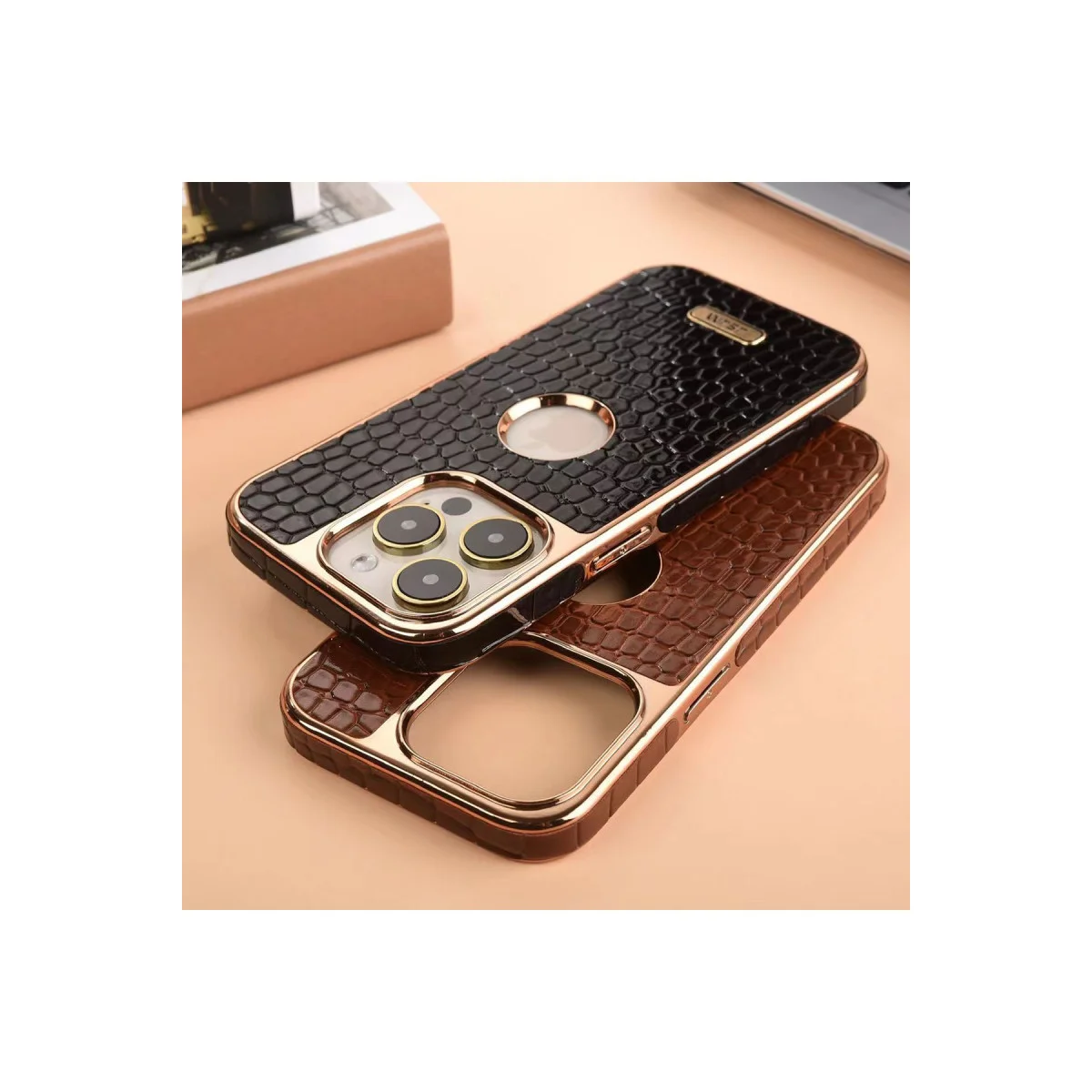 iPhone 14 Pro Kılıf Snake Kapak - Bordo