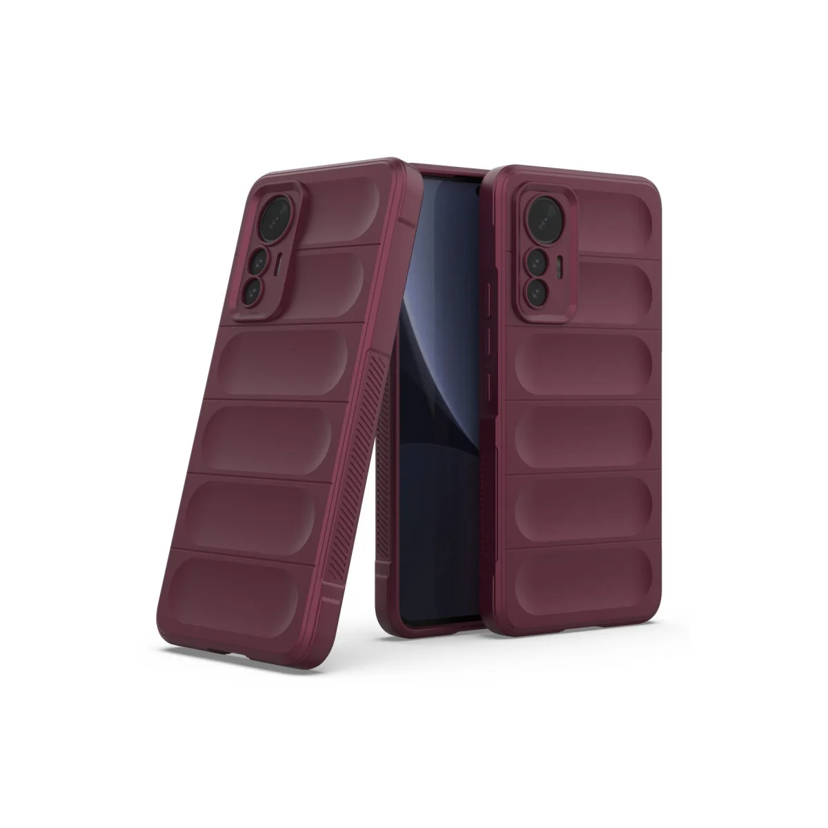 Mi 12 Lite Kılıf Optimum Silikon - Bordo