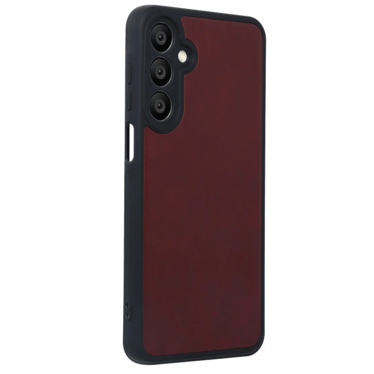 Galaxy A16 5G Kılıf Aras Deri Kapak - Bordo