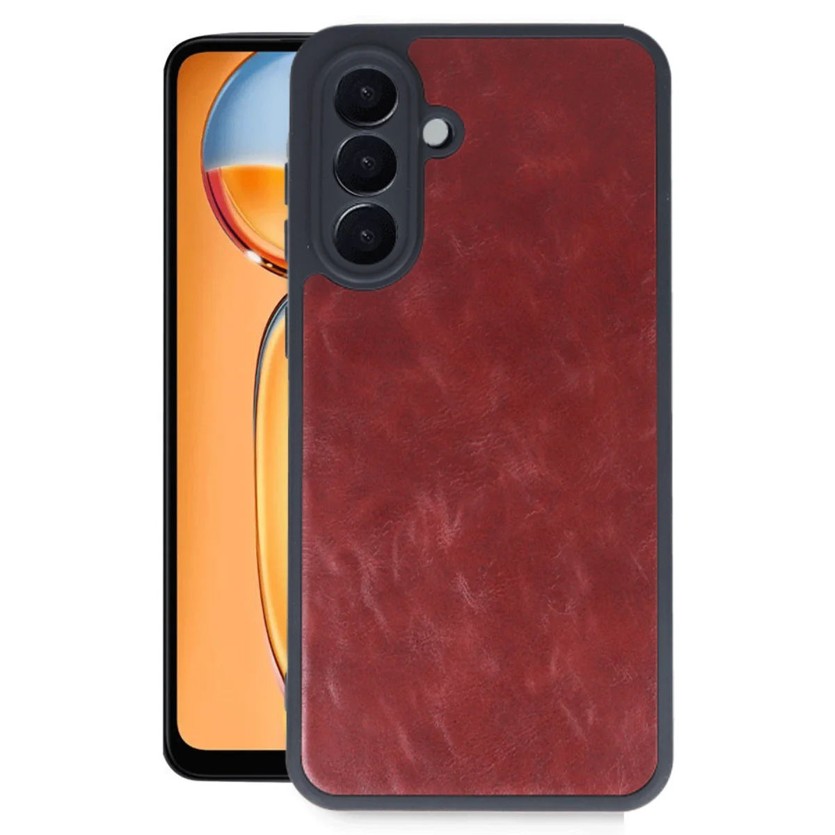Galaxy A26 Kılıf Aras Deri Kapak - Bordo