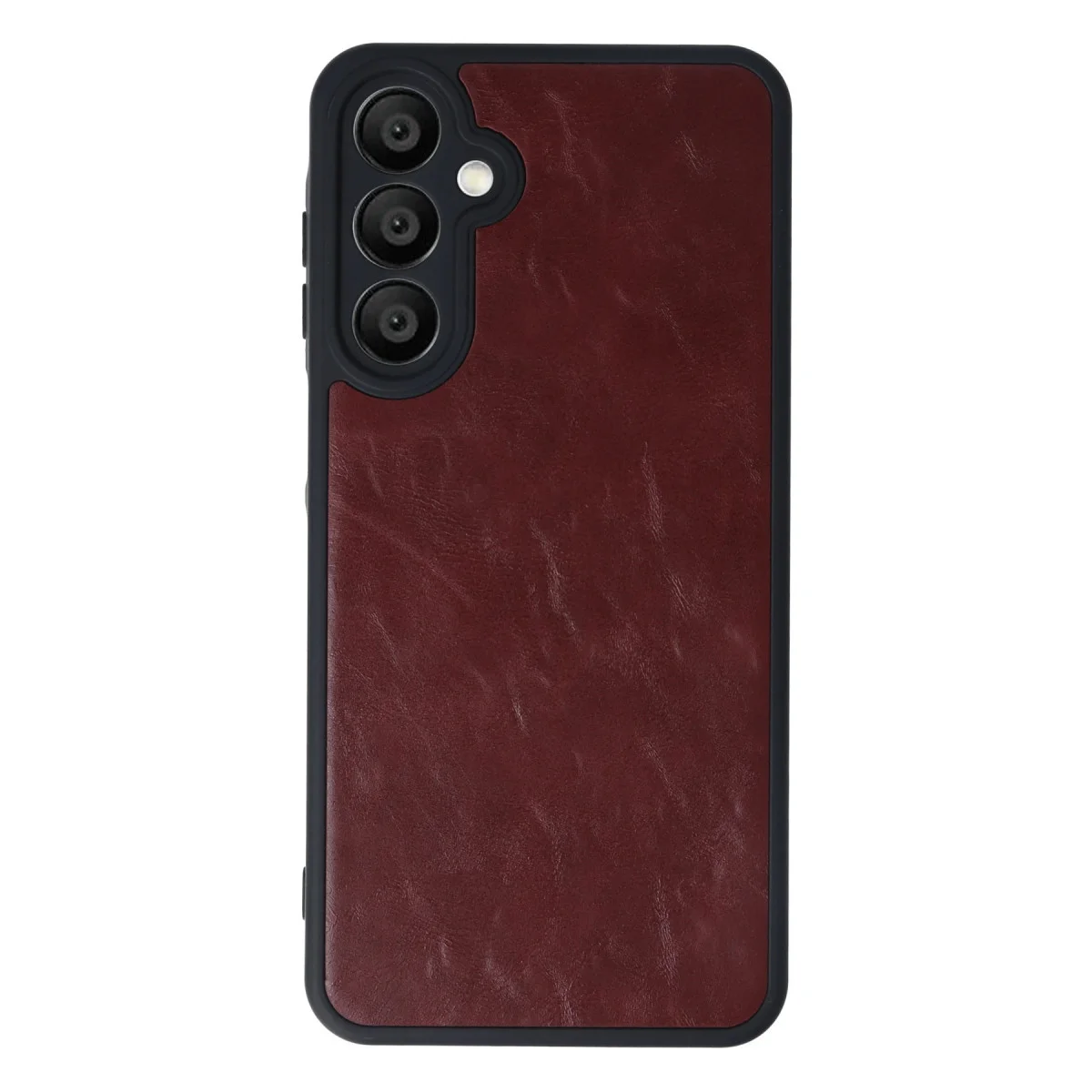 Galaxy A55 5G Kılıf Aras Deri Kapak - Bordo