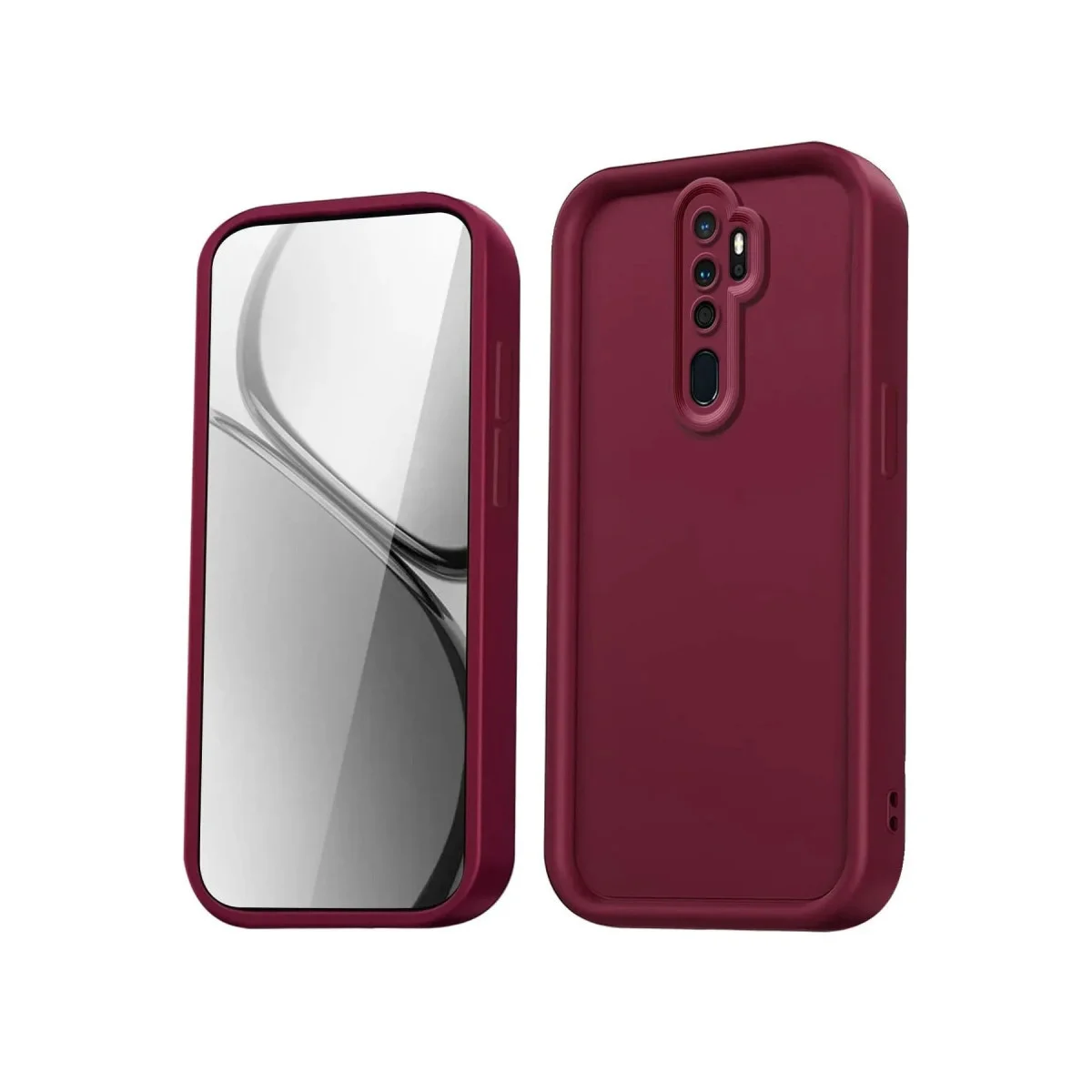 Redmi Note 8 Pro Kılıf Viera Silikon - Bordo