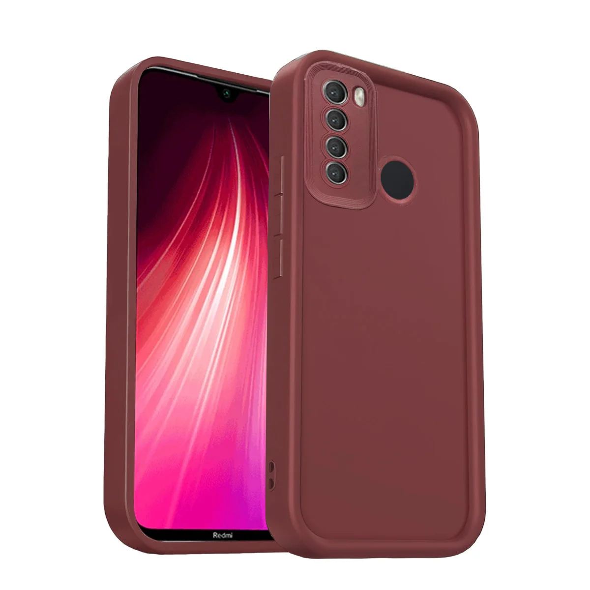 Redmi Note 8 Kılıf Viera Silikon - Bordo