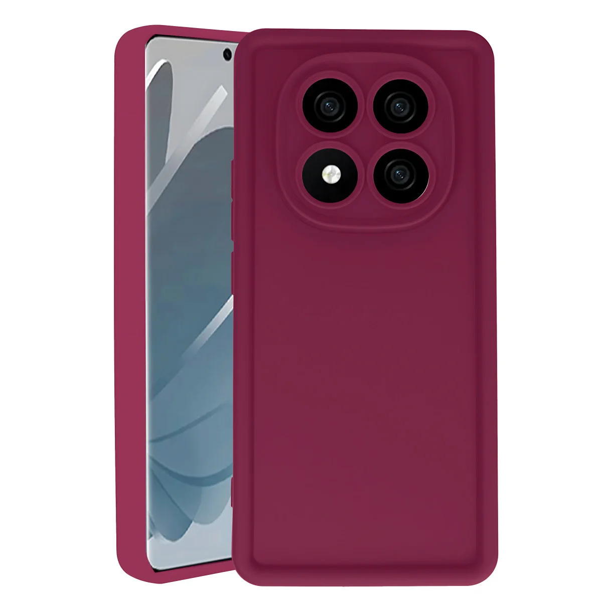 Redmi Note 14 Pro 4G Kılıf Viera Silikon - Bordo