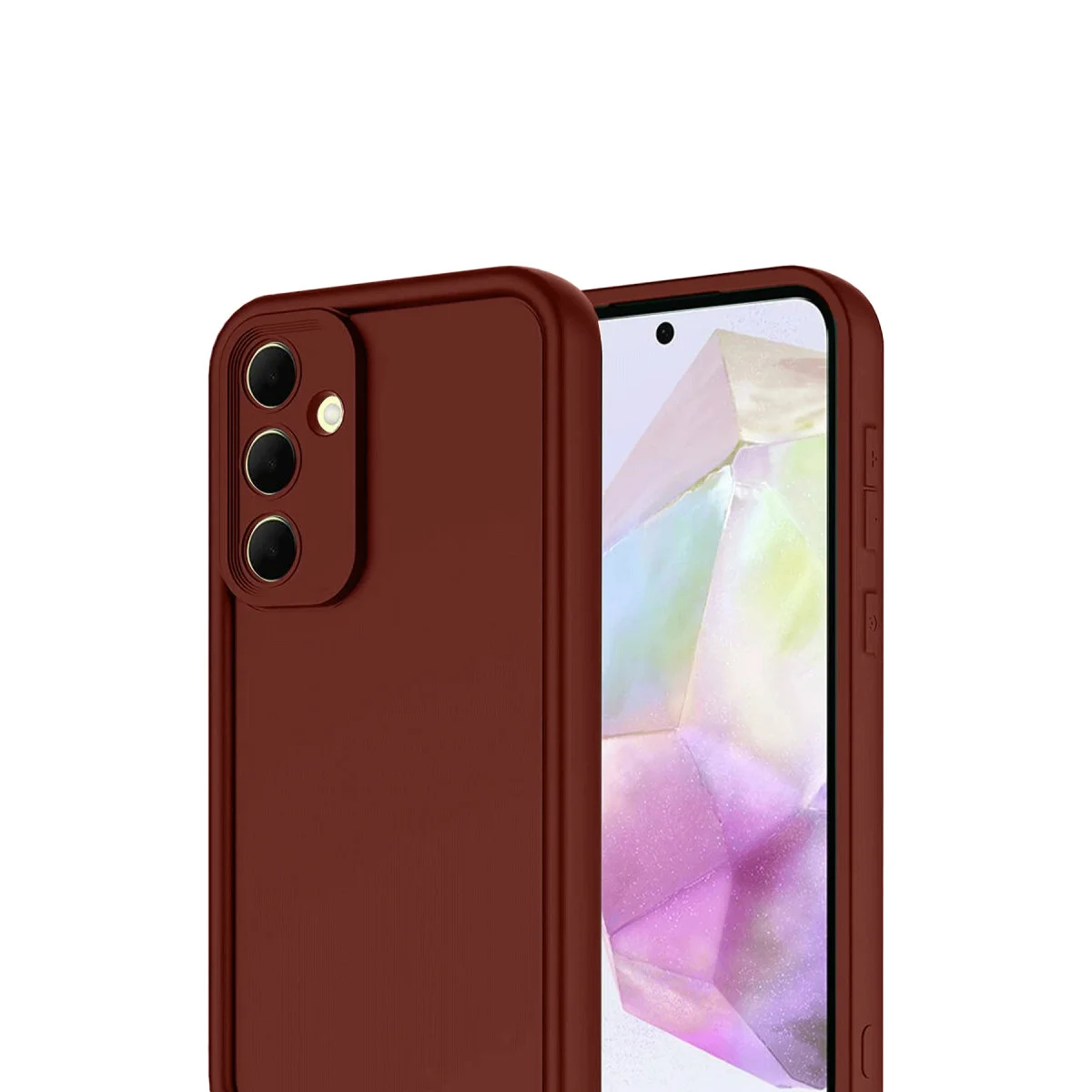 Galaxy A17 5G Viera Silikon - Bordo
