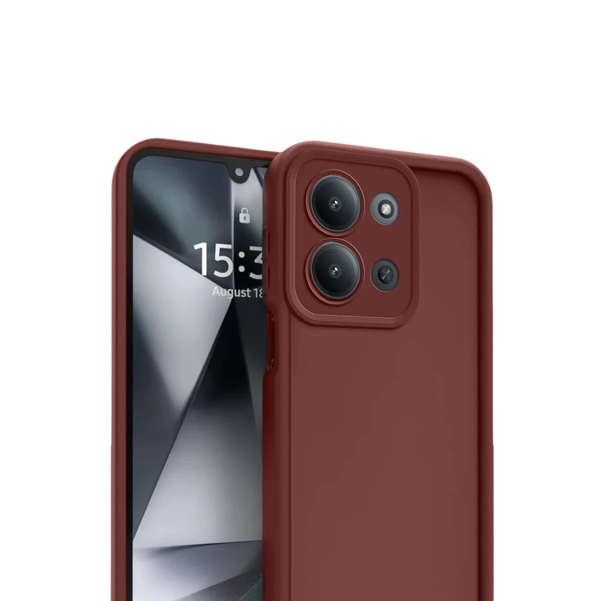 Redmi 15C 4G Viera Silikon - Bordo