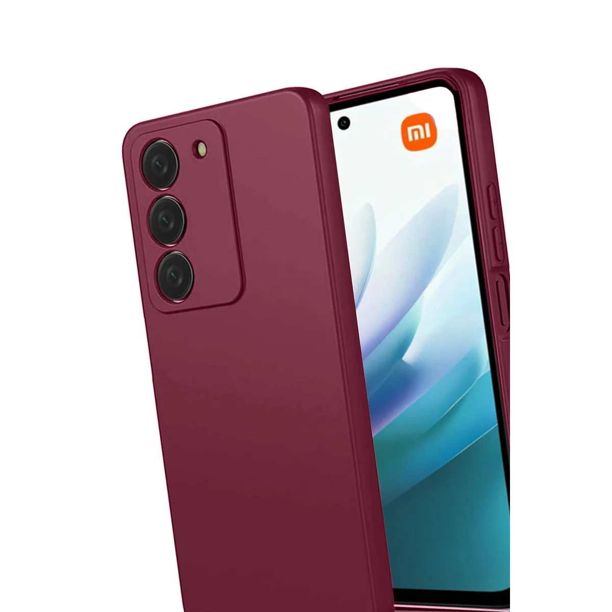 Redmi 15 4G First Silikon - Bordo