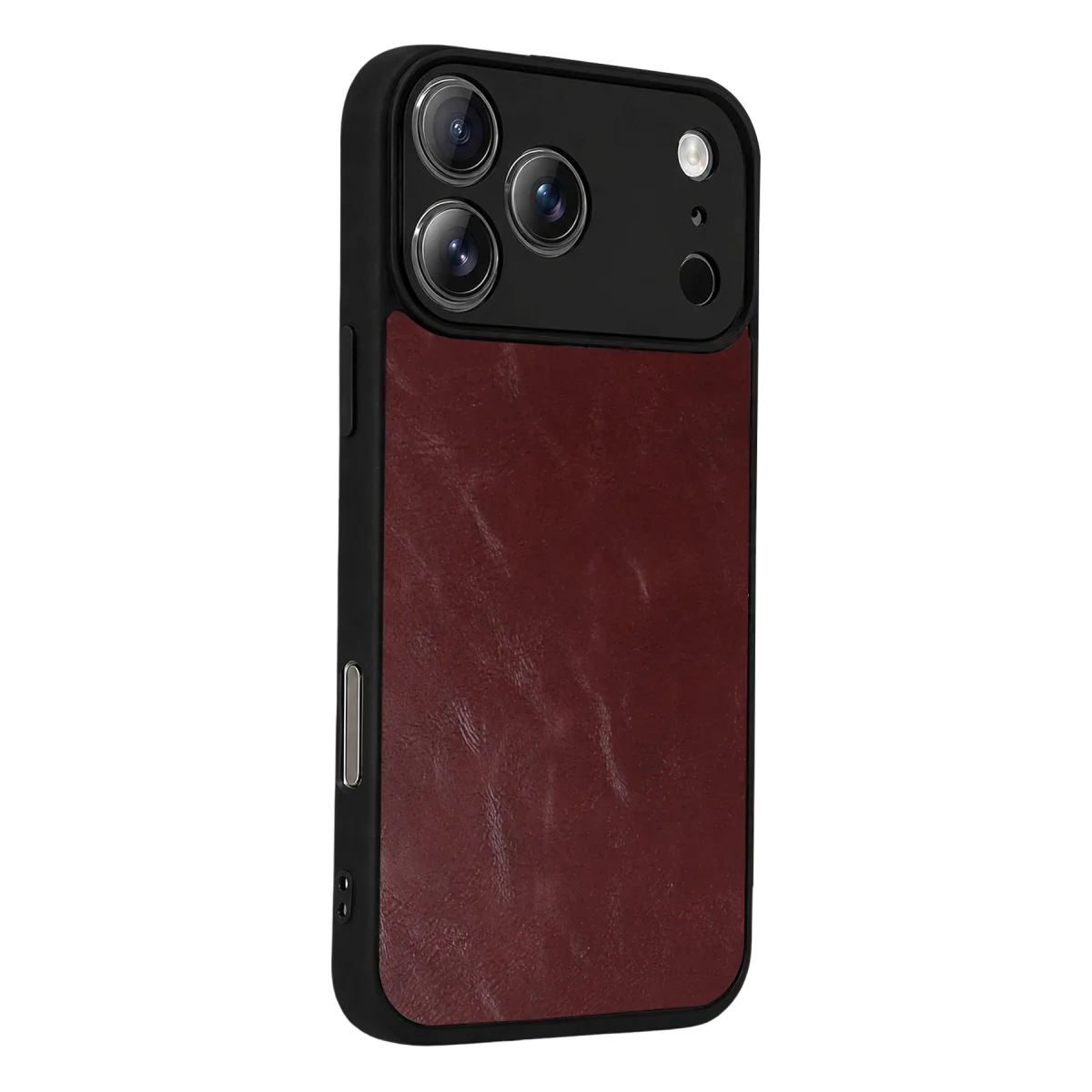 iPhone 17 Pro Aras Deri Kapak - Bordo