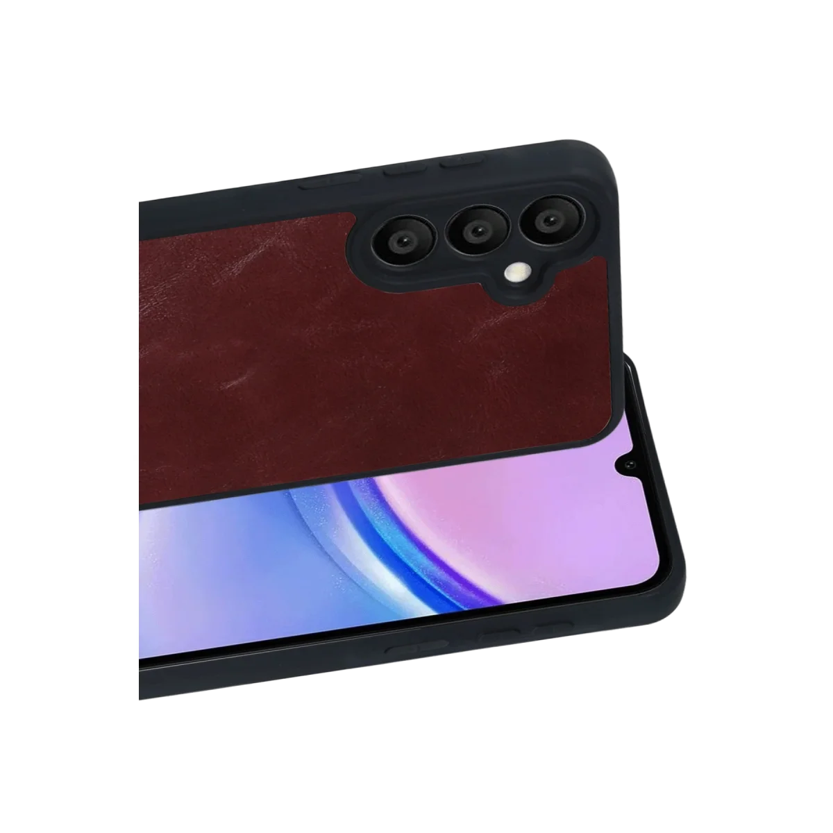 Galaxy A57 5G Aras Deri Kapak - Bordo