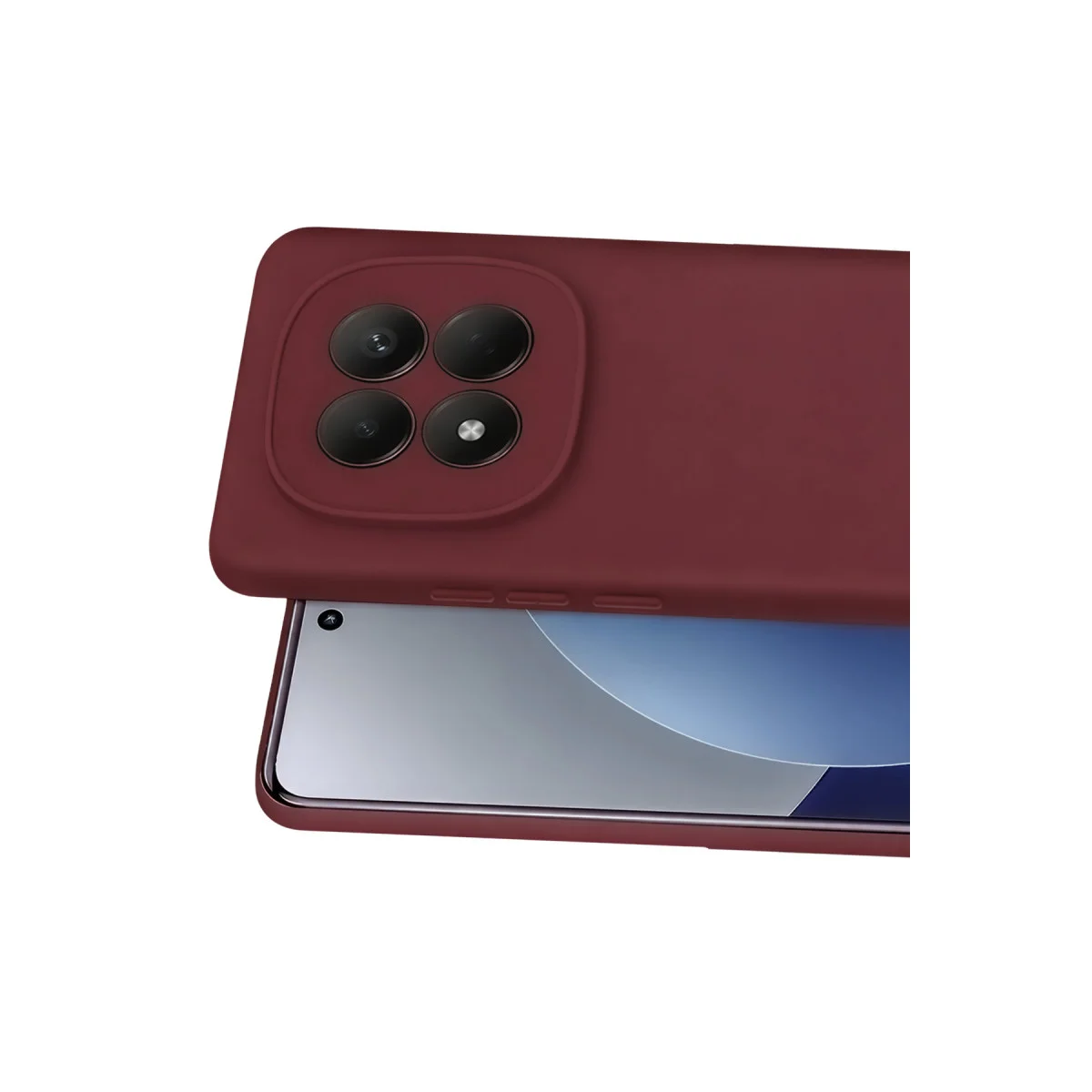 Redmi Note 15 Pro 4G First Silikon - Bordo