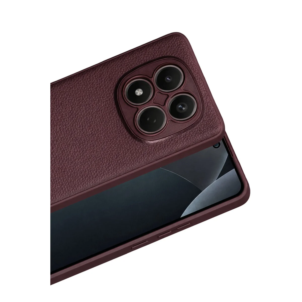 Redmi Note 15 Pro Plus 5G Thermax Silikon Kılıf - Bordo