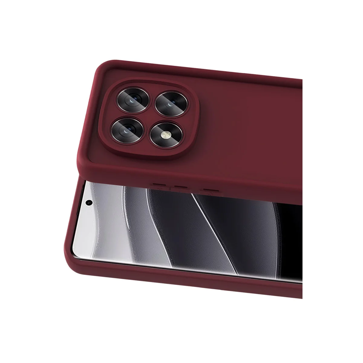 Redmi Note 15 Pro 4G Viera Silikon - Bordo