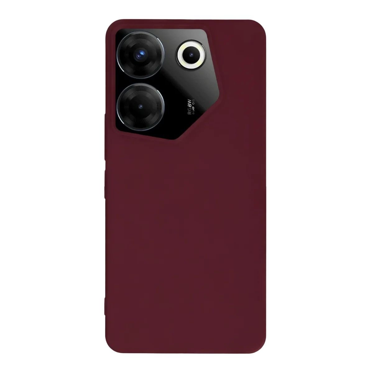 Camon 20 Pro 5G Kılıf First Silikon - Bordo