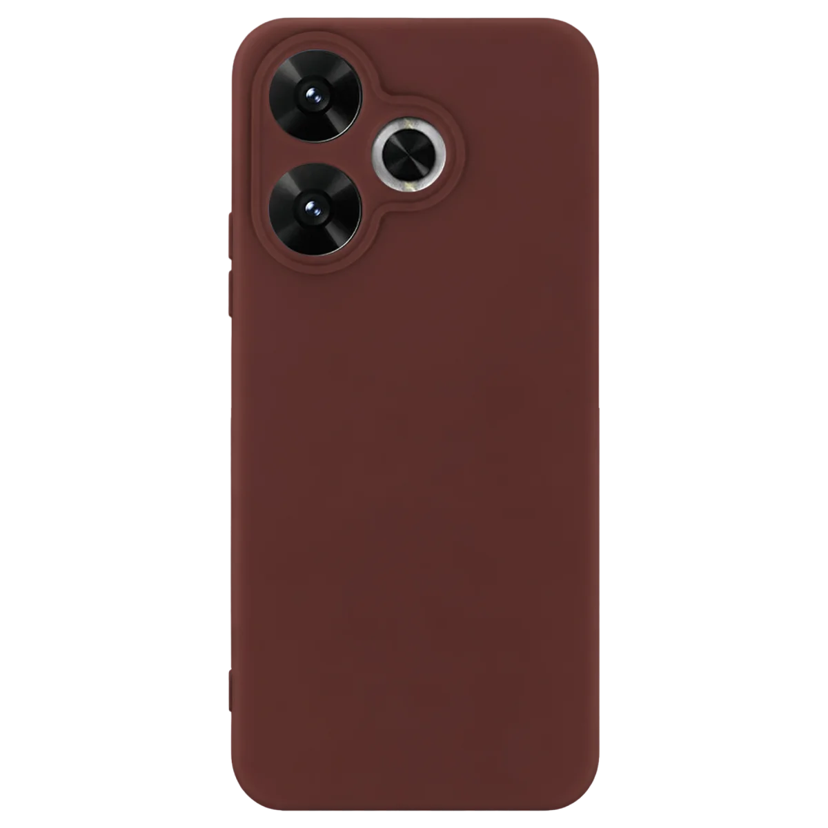Redmi 13 4G Kılıf First Silikon - Bordo