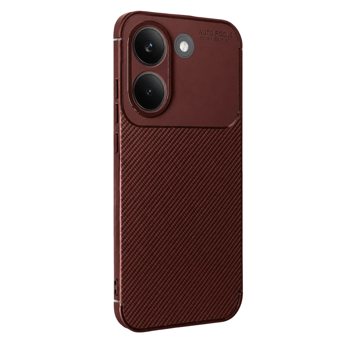 Poco X8 Pro Auto Focus Karbon Kapak - Bordo