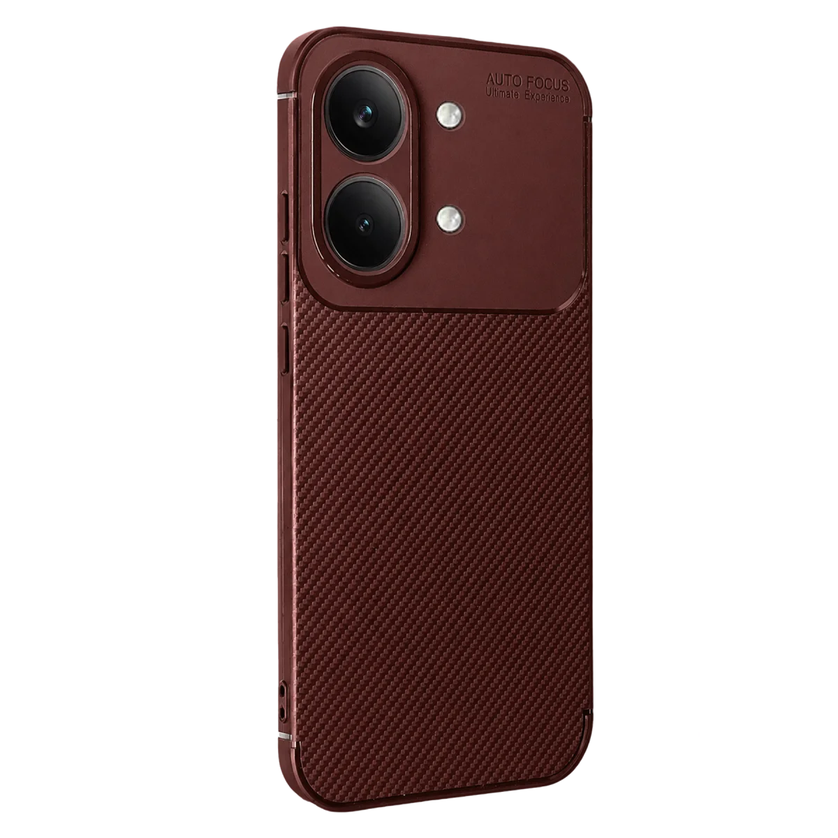 Poco X8 Pro Max Auto Focus Karbon Kapak - Bordo