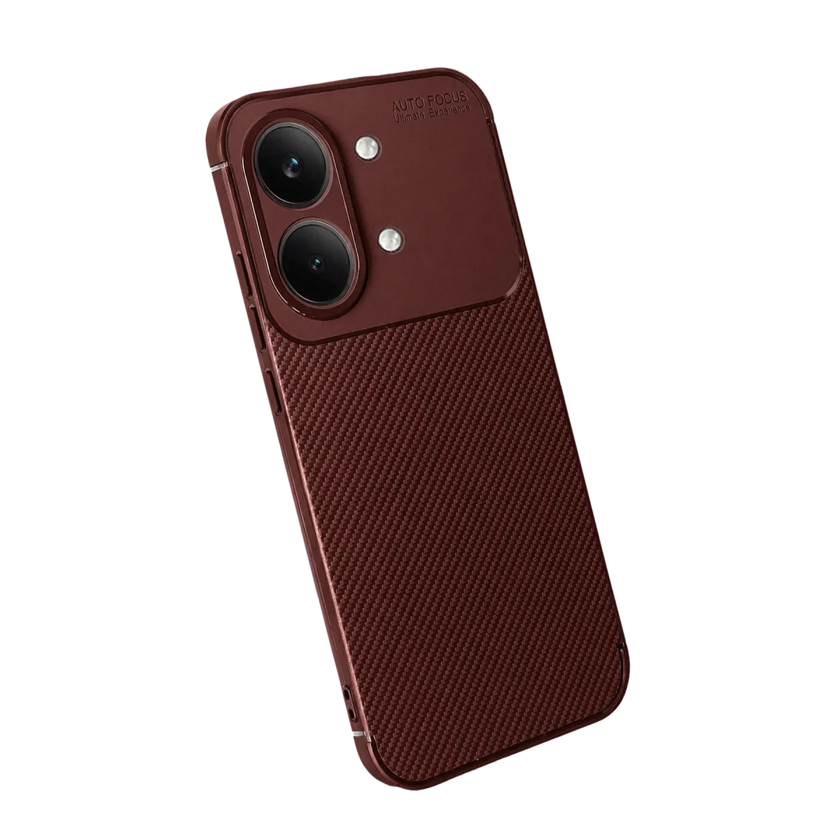 Poco X8 Pro Max Auto Focus Karbon Kapak - Bordo
