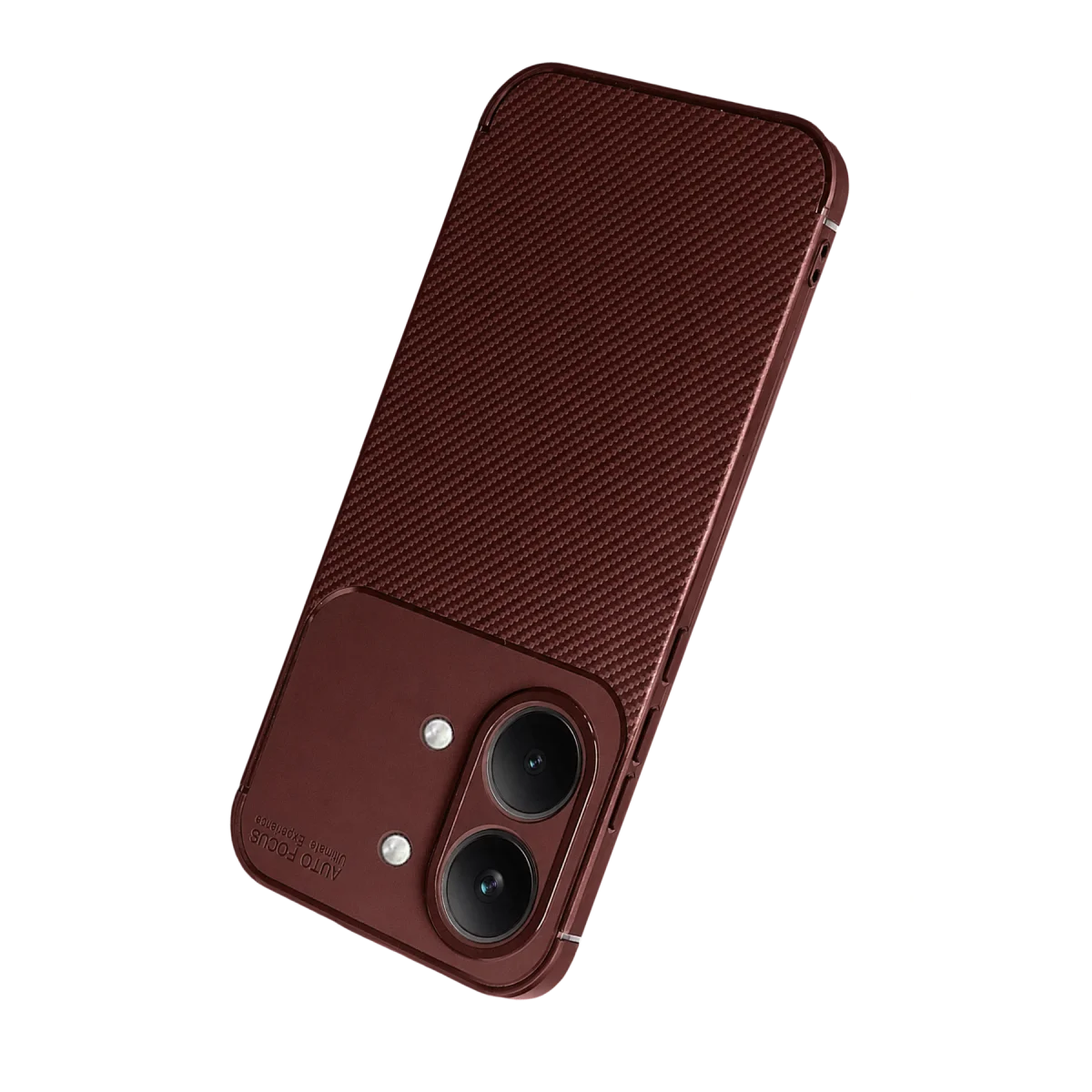 Poco X8 Pro Max Auto Focus Karbon Kapak - Bordo