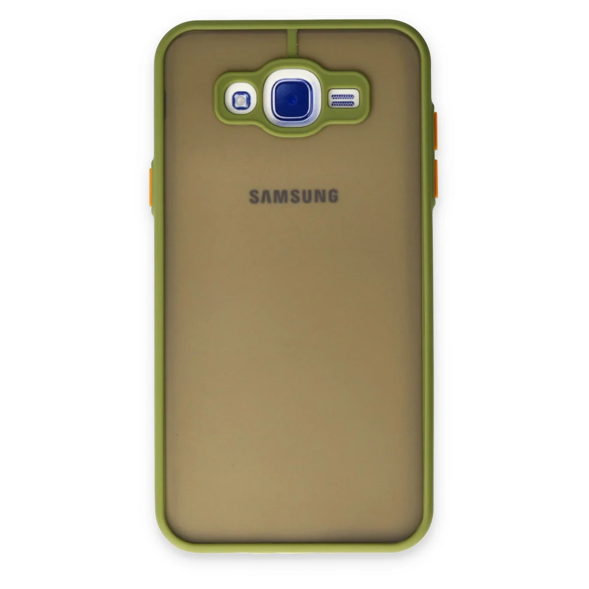 Galaxy J7 Kılıf Montreal Silikon Kapak - Açık Yeşil