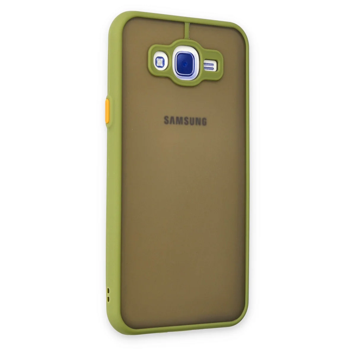 Galaxy J7 Kılıf Montreal Silikon Kapak - Açık Yeşil