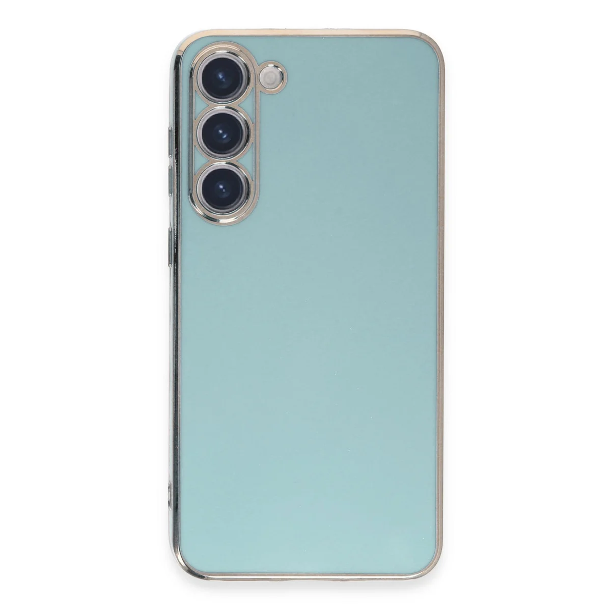 Galaxy S23 Kılıf Volet Silikon - Açık Yeşil