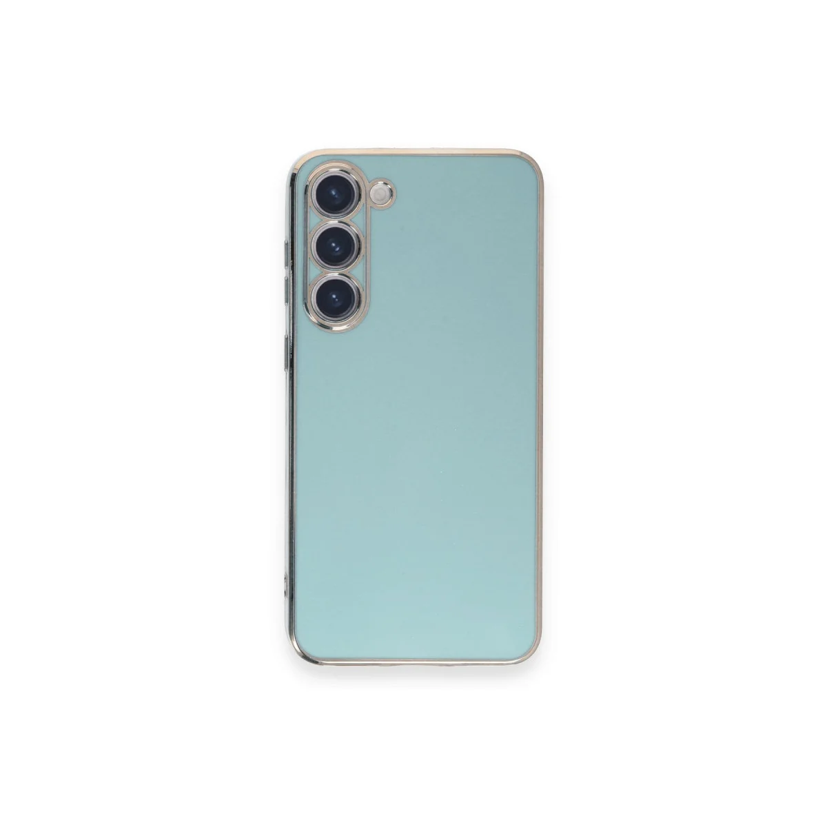 Galaxy S23 Plus Kılıf Volet Silikon - Açık Yeşil