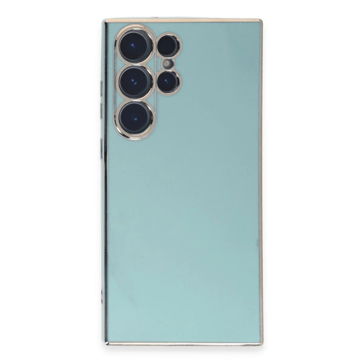 Galaxy S23 Ultra Kılıf Volet Silikon - Açık Yeşil