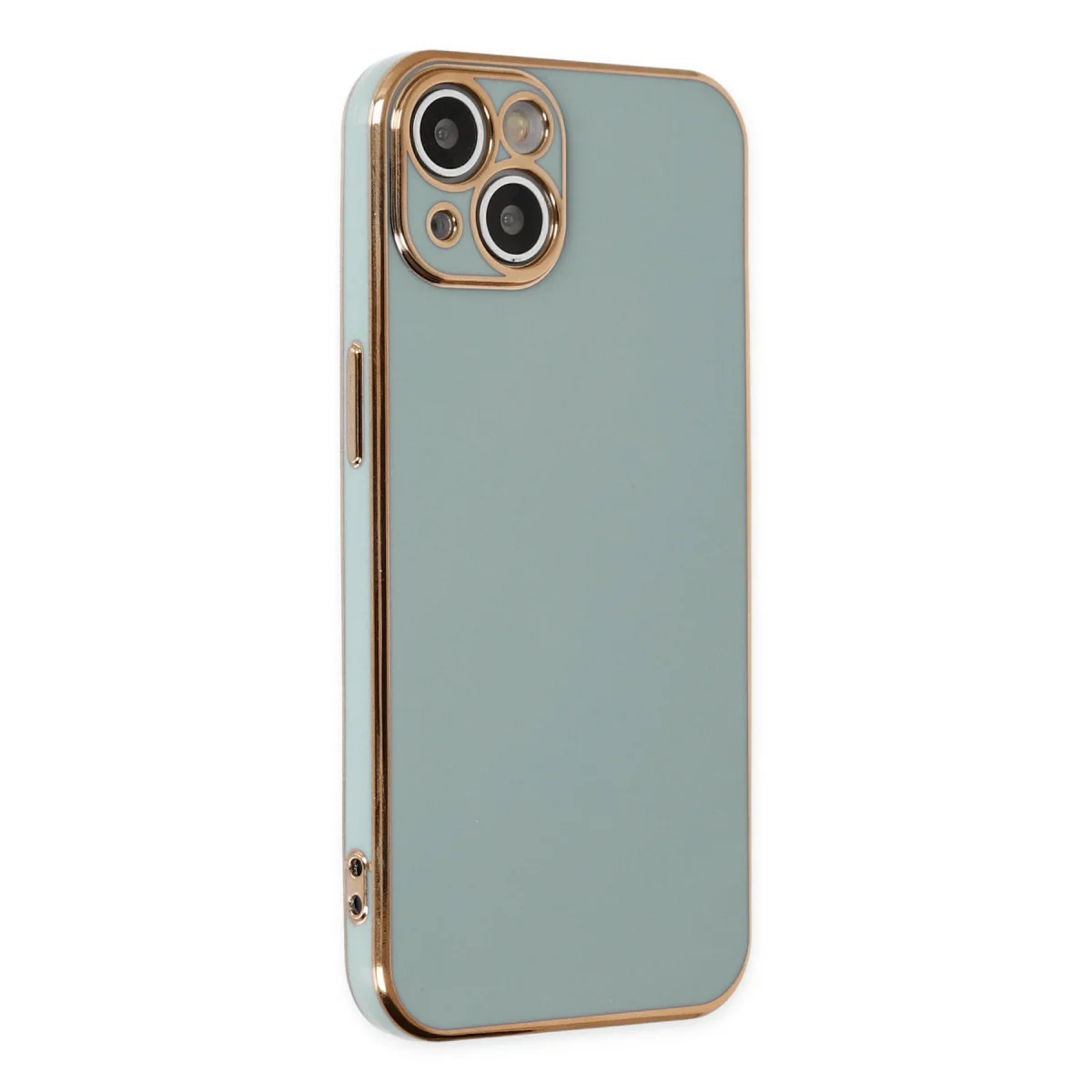 iPhone 13 Kılıf Volet Silikon - Açık Yeşil