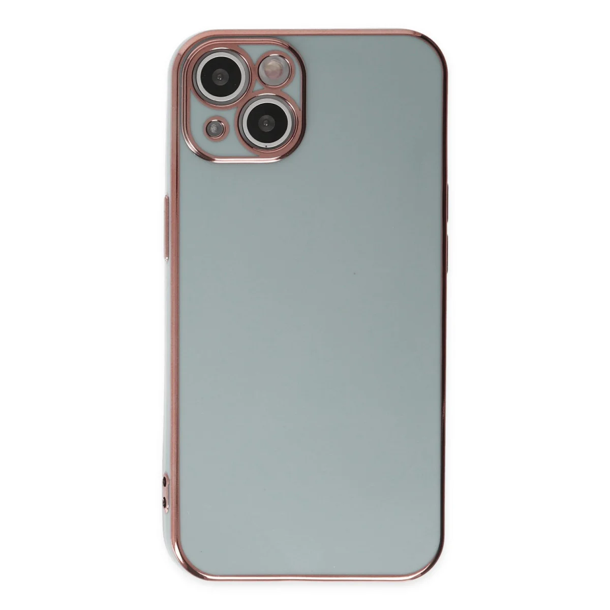 iPhone 13 Kılıf Volet Silikon - Açık Yeşil