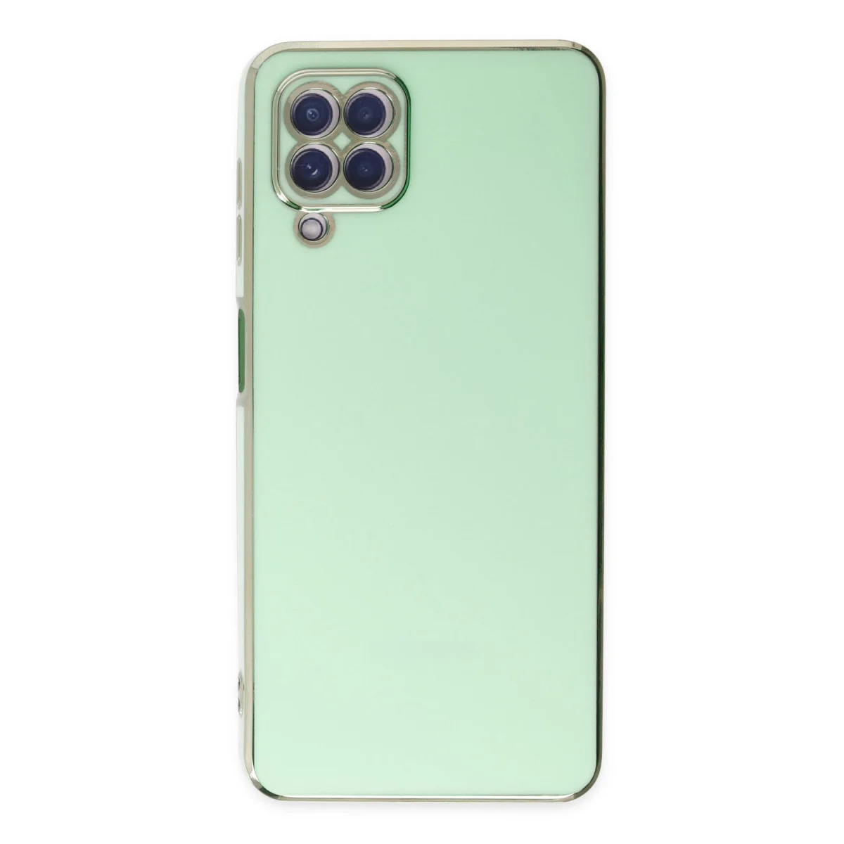 Galaxy A22 Kılıf Volet Silikon - Açık Yeşil