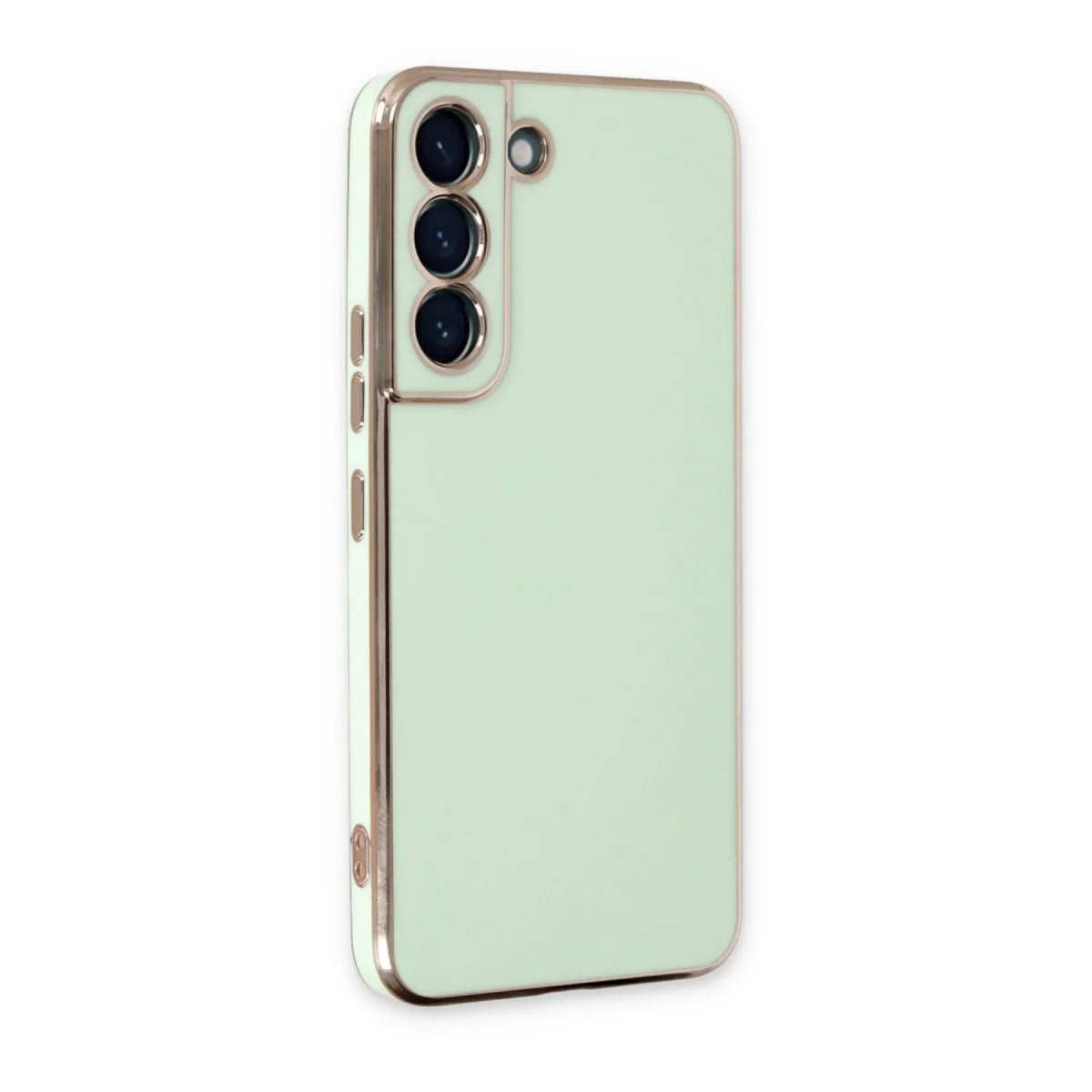 Galaxy S22 Plus Kılıf Volet Silikon - Açık Yeşil