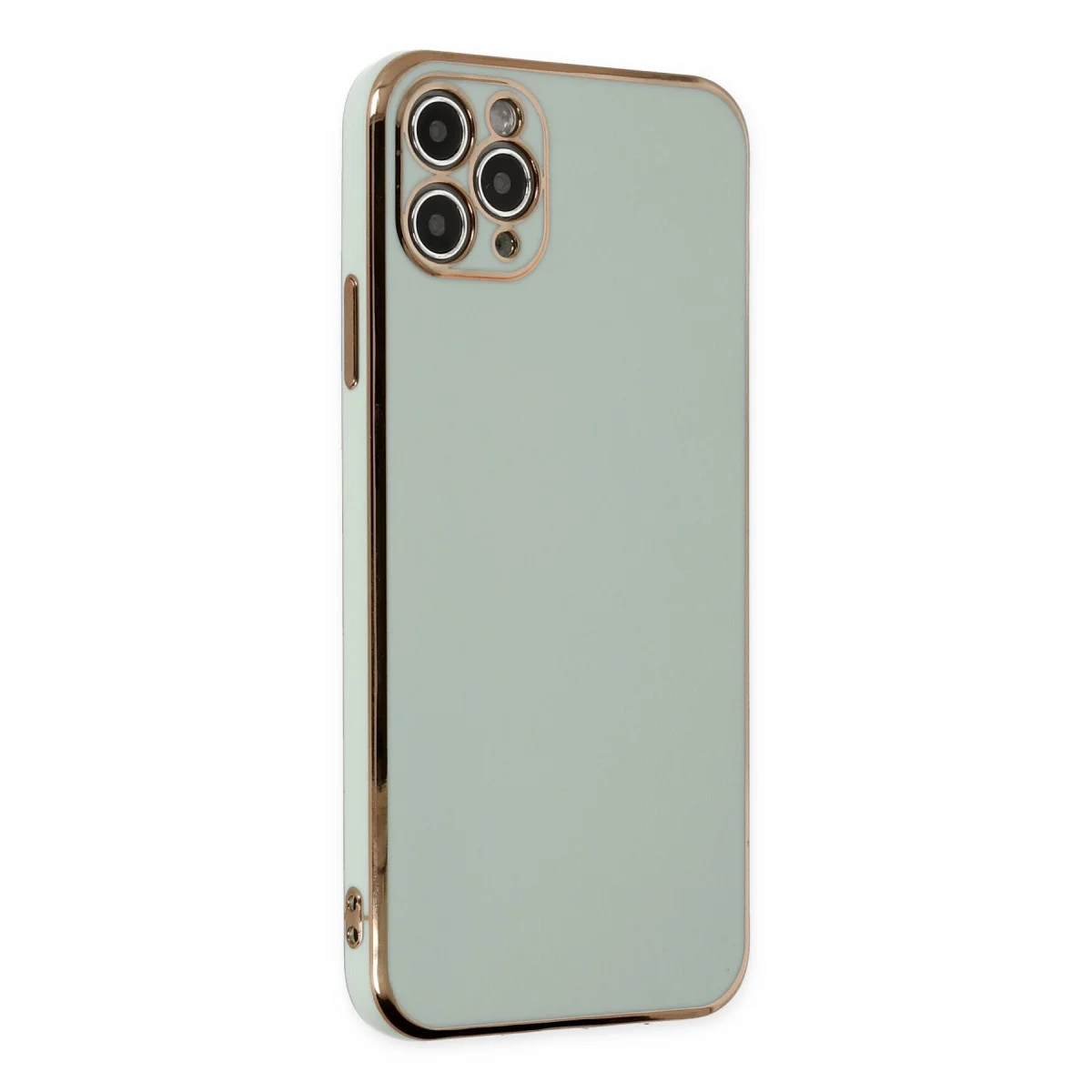 iPhone 11 Pro Max Kılıf Volet Silikon - Açık Yeşil