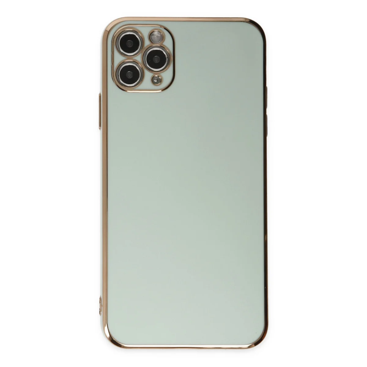 iPhone 11 Pro Max Kılıf Volet Silikon - Açık Yeşil