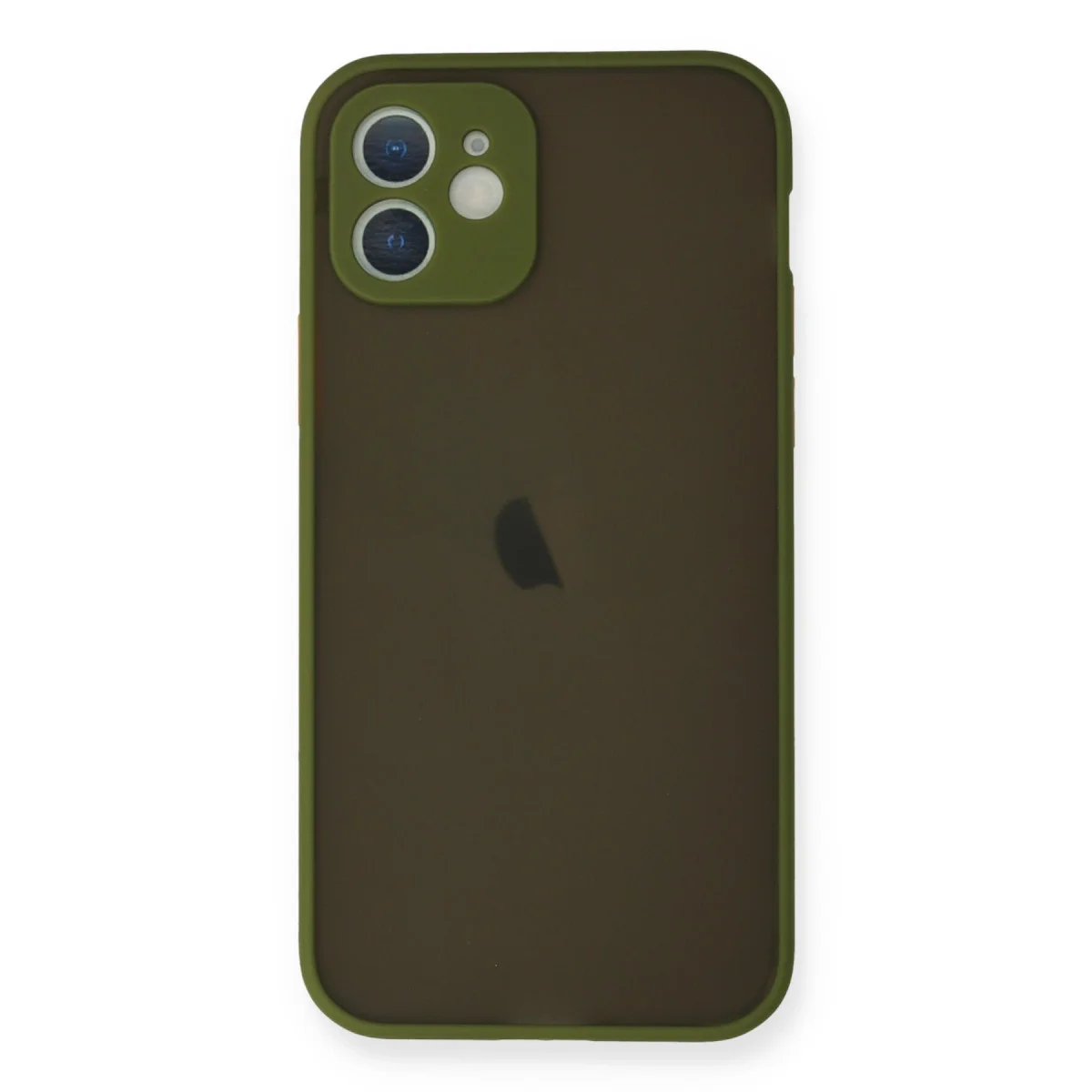 iPhone 12 Mini Kılıf Montreal Silikon Kapak - Açık Yeşil