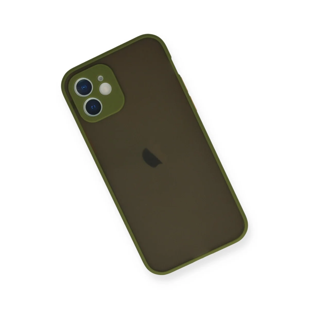iPhone 12 Mini Kılıf Montreal Silikon Kapak - Açık Yeşil