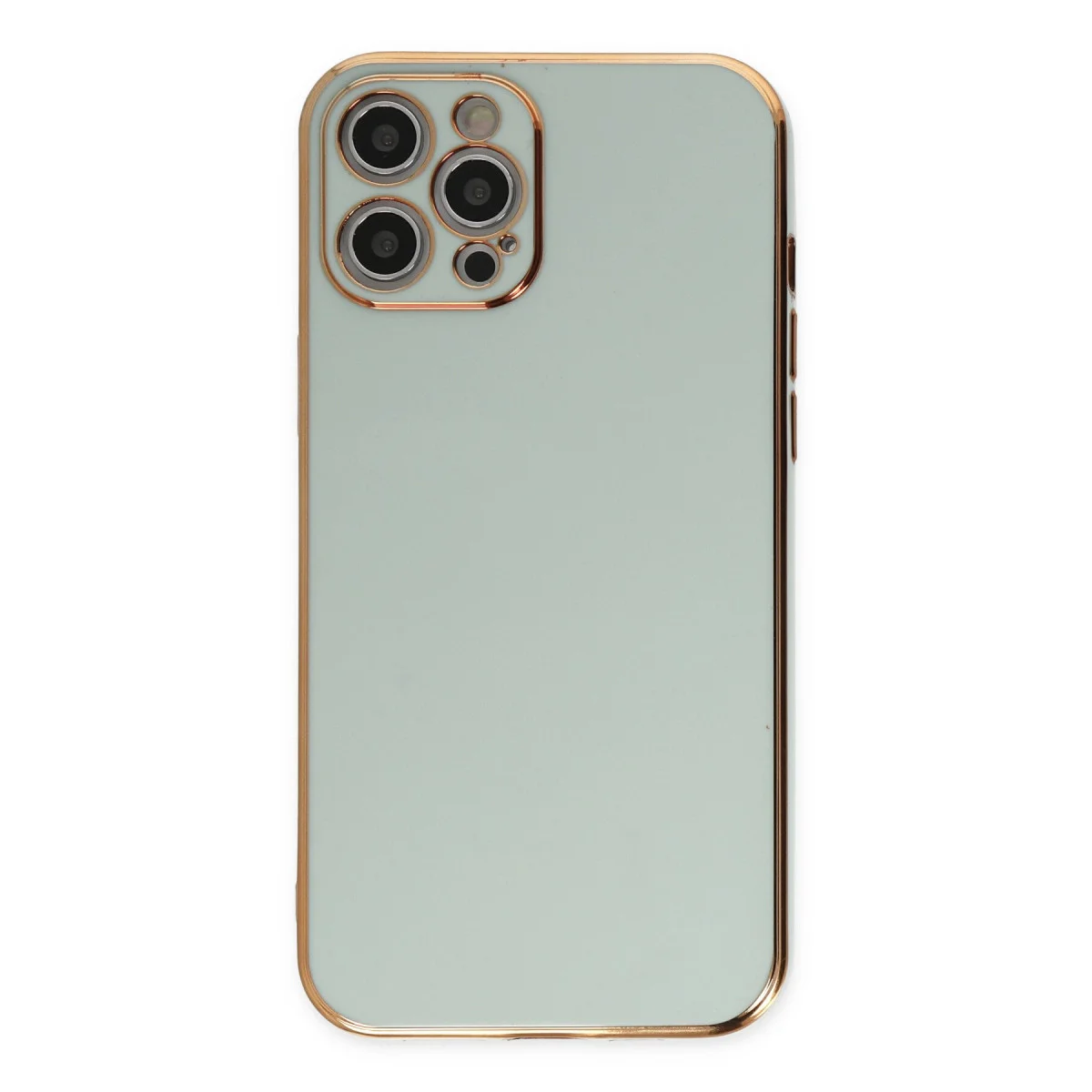 iPhone 12 Pro Kılıf Volet Silikon - Açık Yeşil
