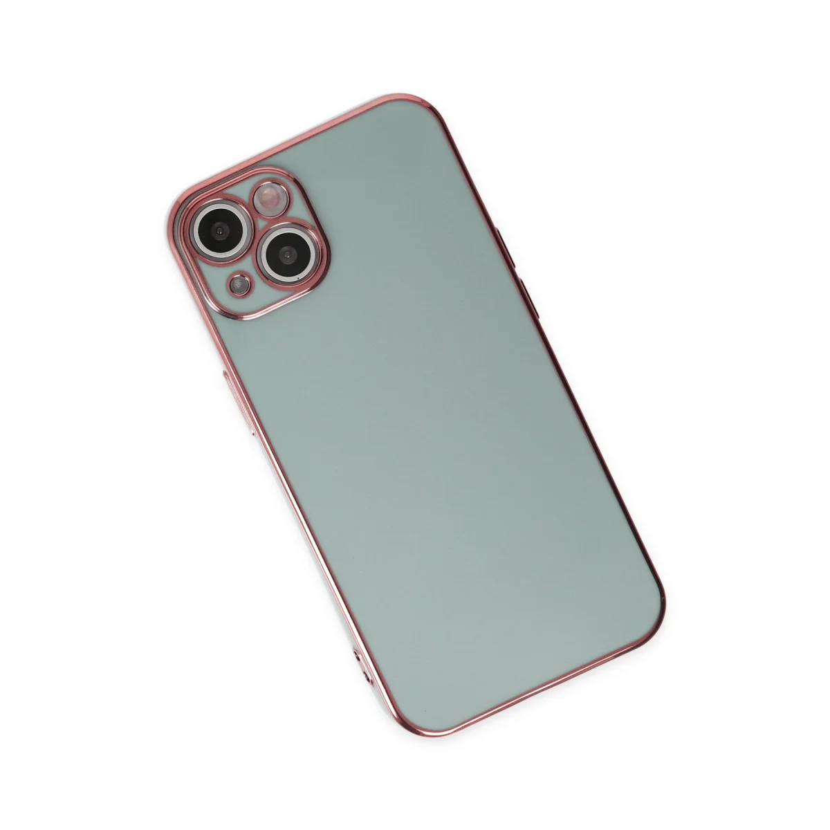 iPhone 14 Kılıf Volet Silikon - Açık Yeşil