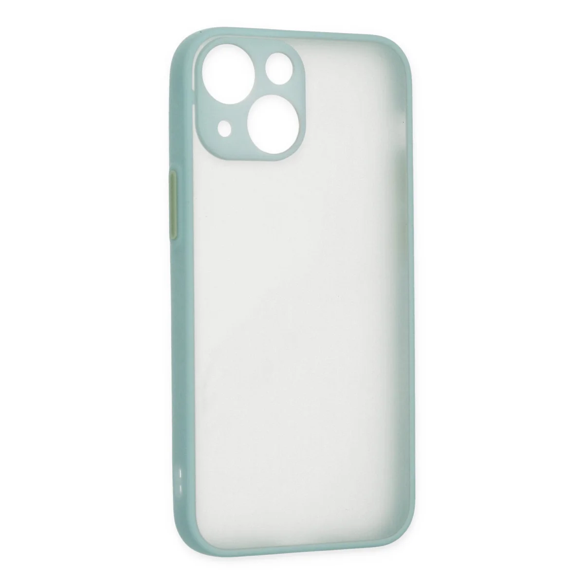 iPhone 15 Plus Kılıf Montreal Silikon Kapak - Açık Yeşil