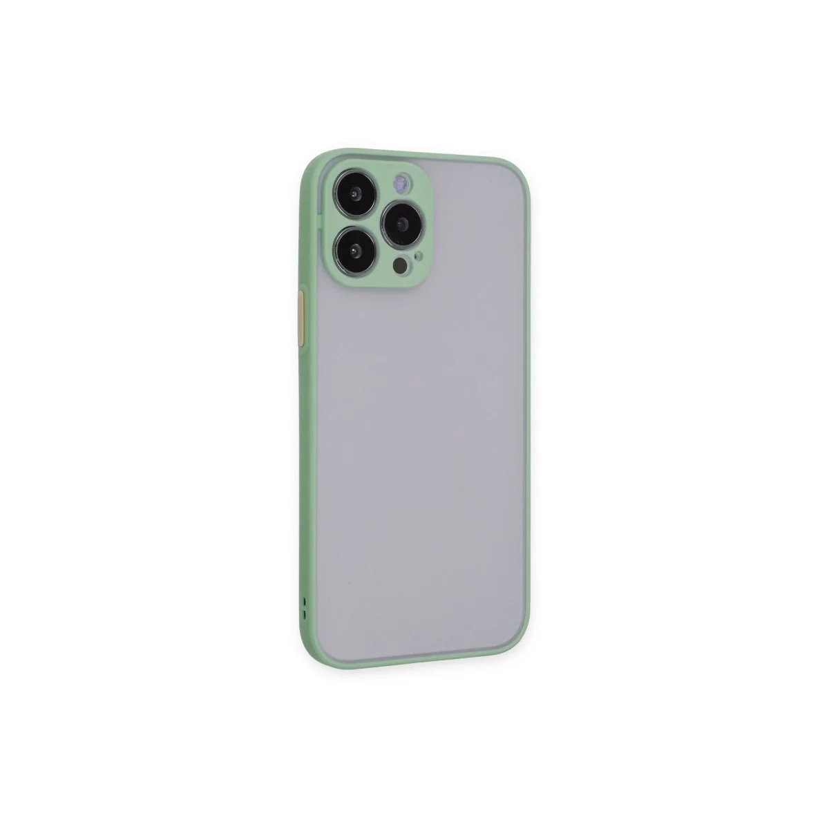 iPhone 15 Pro Max Kılıf Montreal Silikon Kapak - Açık Yeşil