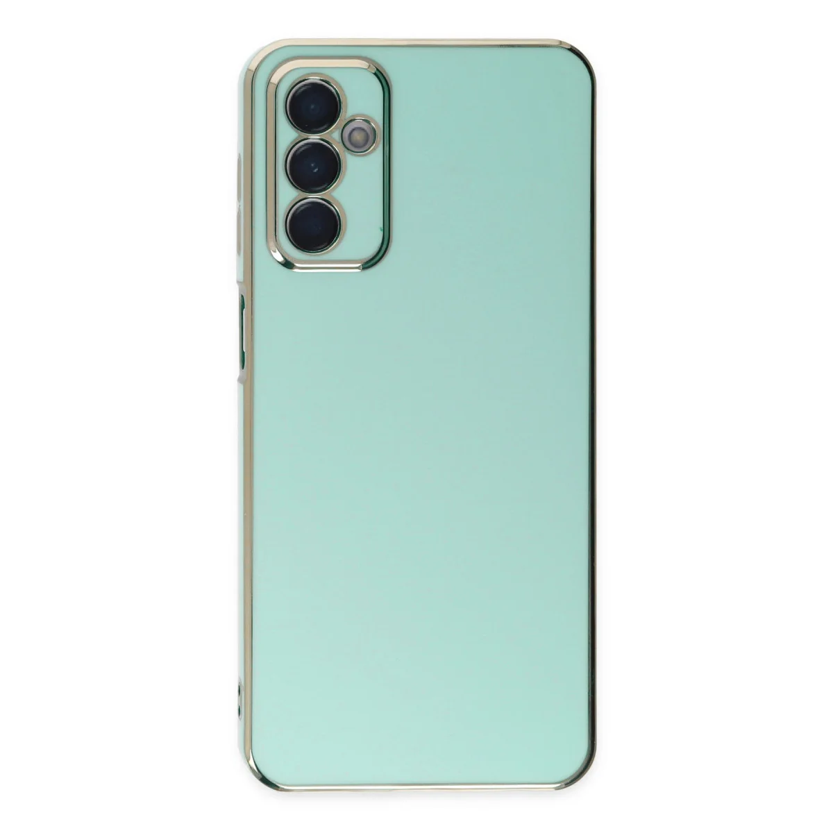 Galaxy A04S Kılıf Volet Silikon - Açık Yeşil