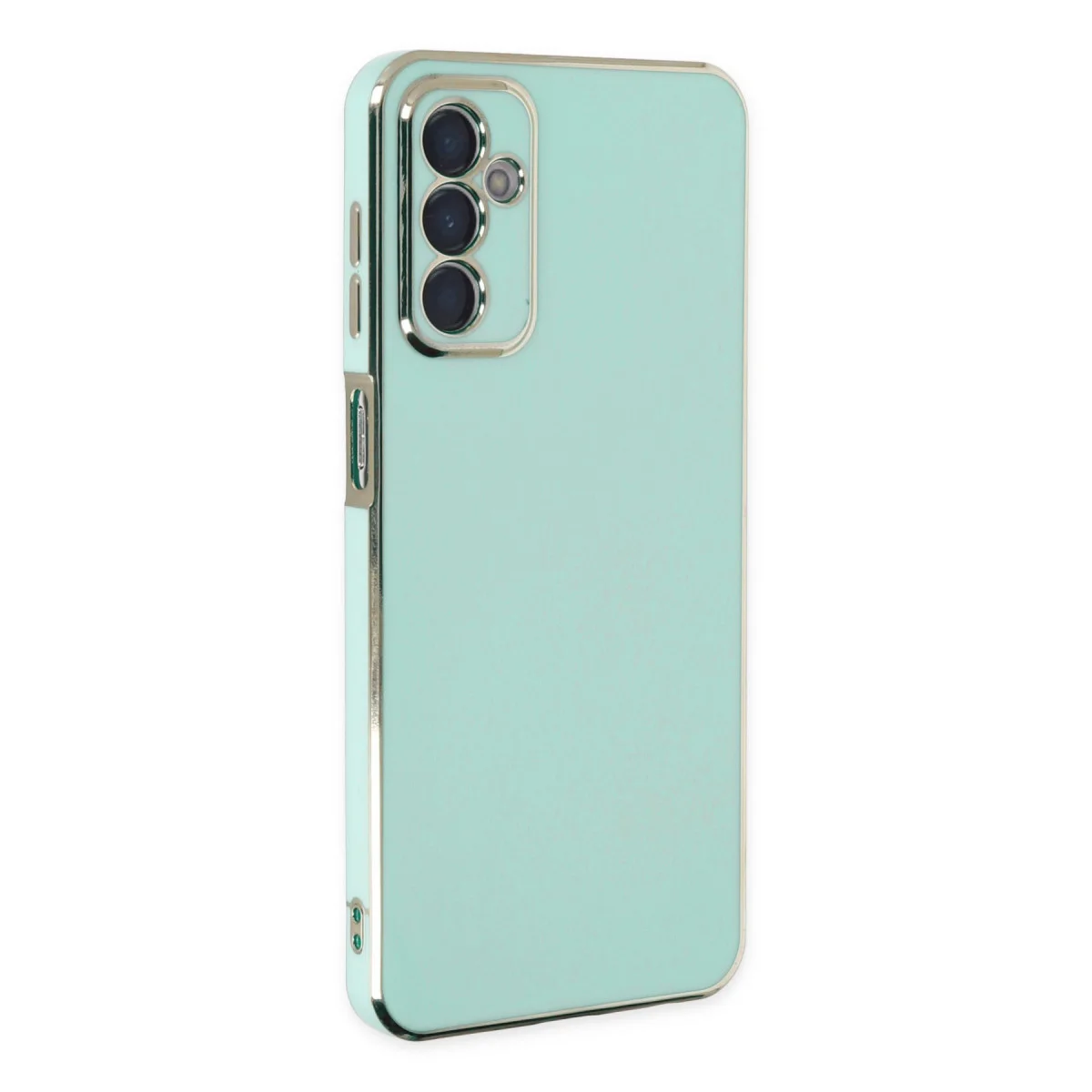Galaxy A04S Kılıf Volet Silikon - Açık Yeşil