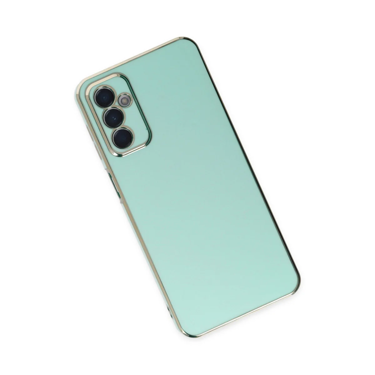 Galaxy A04S Kılıf Volet Silikon - Açık Yeşil