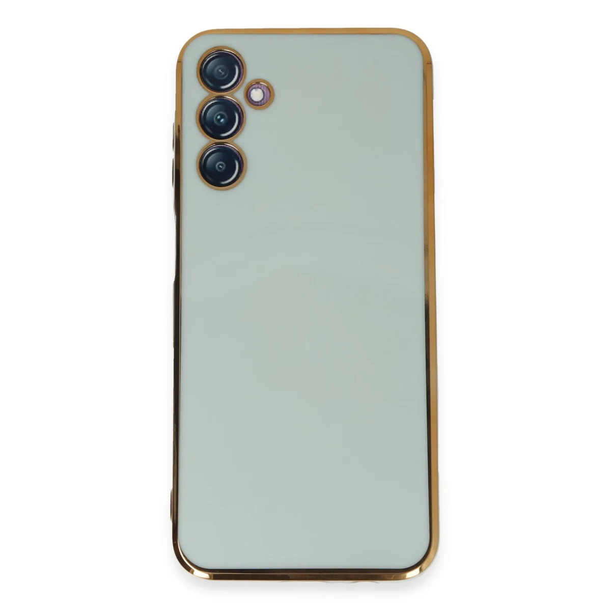 Galaxy M14 5G Kılıf Volet Silikon - Açık Yeşil