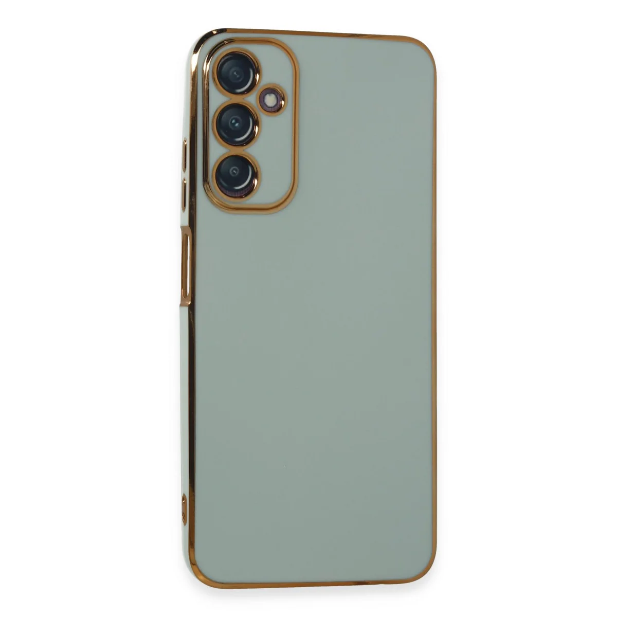 Galaxy A05S Kılıf Volet Silikon - Açık Yeşil