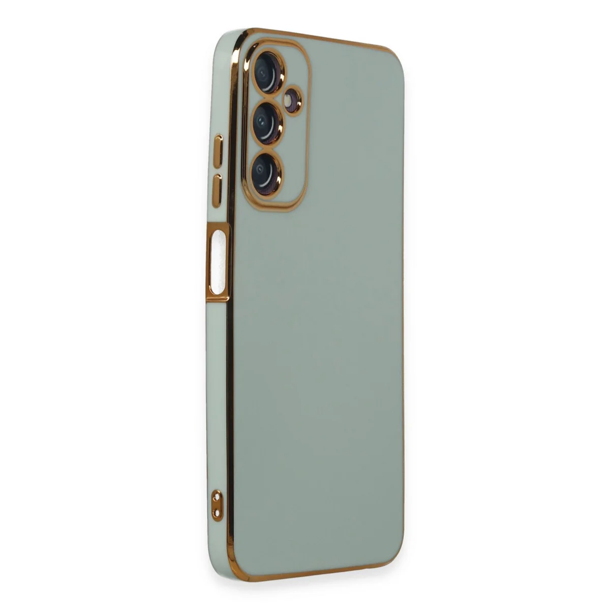 Galaxy A05S Kılıf Volet Silikon - Açık Yeşil